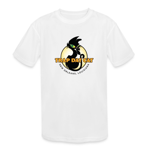 Trap Dat Cat Official Logo - Kids' Moisture Wicking Performance T-Shirt