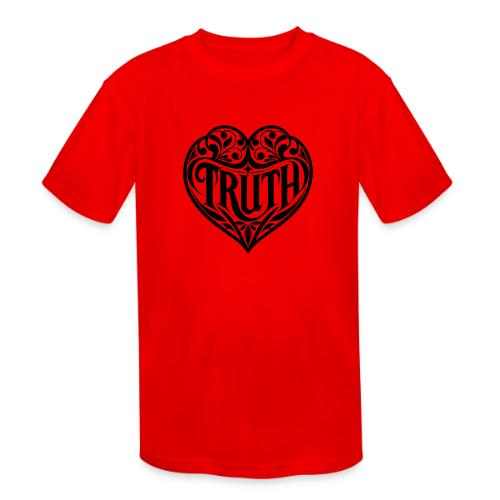 TRUTH in HEART - Kids' Moisture Wicking Performance T-Shirt