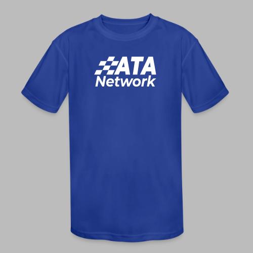 ATA Network Stacked Logo - Kids' Moisture Wicking Performance T-Shirt