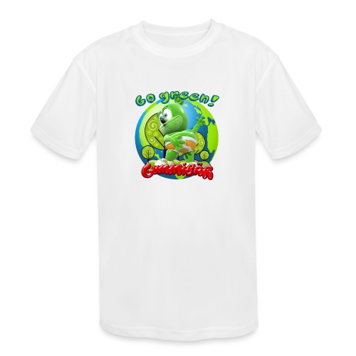 Gummibär Go Green Earth Day Earth - Kids' Moisture Wicking Performance T-Shirt