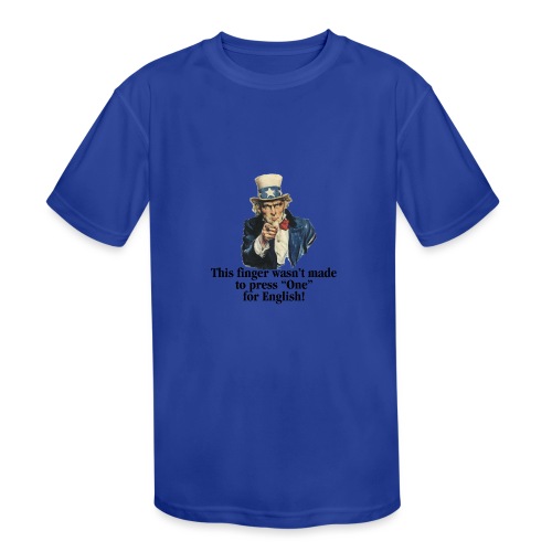 Uncle Sam - Finger - Kids' Moisture Wicking Performance T-Shirt