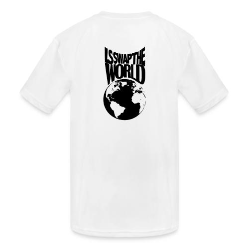 LS Swap the World (Front & Back) - Kids' Moisture Wicking Performance T-Shirt