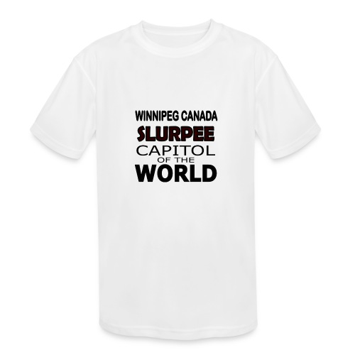 Slurpee Black - Kids' Moisture Wicking Performance T-Shirt