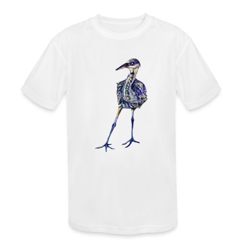 Blue heron - Kids' Moisture Wicking Performance T-Shirt
