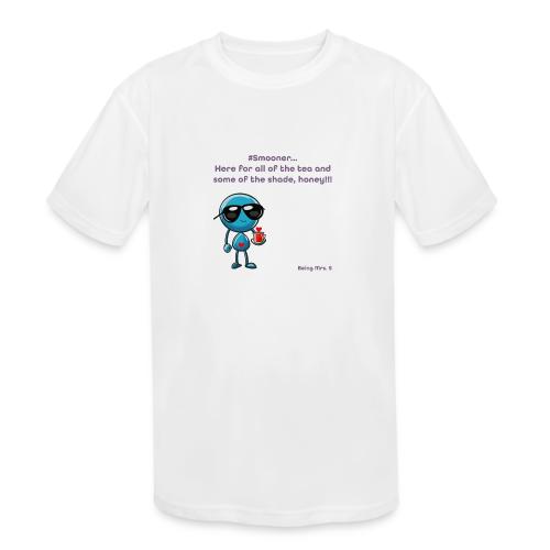 Smoon City 11_Here for the tea - Kids' Moisture Wicking Performance T-Shirt