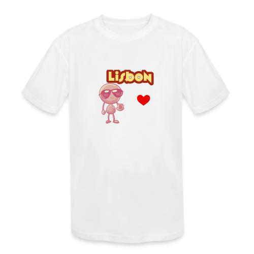Smoon City_Lisbon - Kids' Moisture Wicking Performance T-Shirt