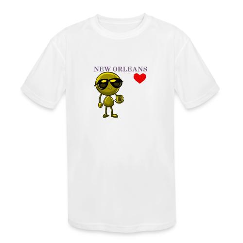 Smoon City_New Orleans - Kids' Moisture Wicking Performance T-Shirt
