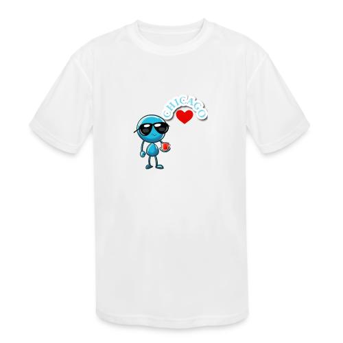 Smoon City_Chicago - Kids' Moisture Wicking Performance T-Shirt