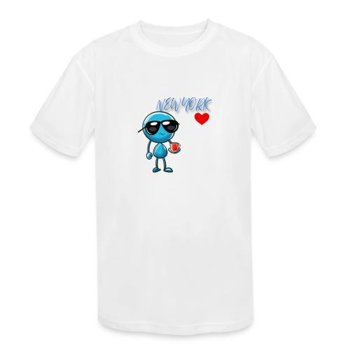 Smoon City_New York - Kids' Moisture Wicking Performance T-Shirt