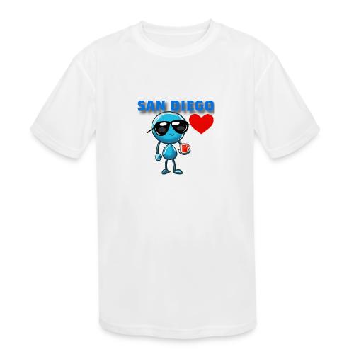 Smoon City_San Diego - Kids' Moisture Wicking Performance T-Shirt