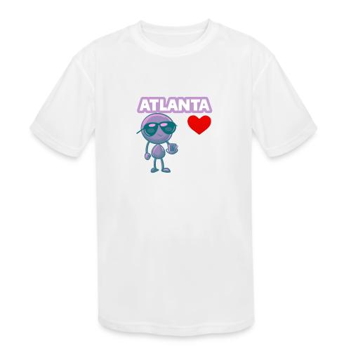 Smoon City_Atlanta - Kids' Moisture Wicking Performance T-Shirt