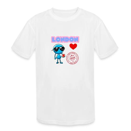 Smoon City_London - Kids' Moisture Wicking Performance T-Shirt
