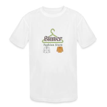 B fashion - Kids' Moisture Wicking Performance T-Shirt - white - Front