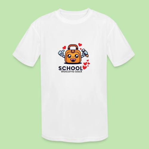 first day of school outfit- school Welcome back - Kids' Moisture Wicking Performance T-Shirt