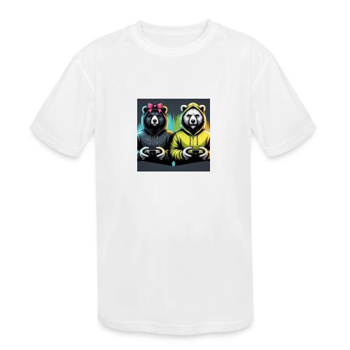 Gamer Bears - Kids' Moisture Wicking Performance T-Shirt
