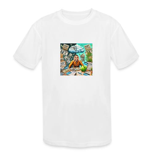DALLE 2025 09 13 15 58 23 A conceptual illus - Kids' Moisture Wicking Performance T-Shirt