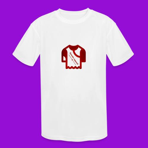 Kenada Logo white spray - Kids' Moisture Wicking Performance T-Shirt