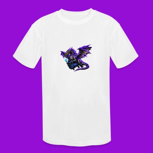 Neon Dragon and Battle Mage - Kids' Moisture Wicking Performance T-Shirt