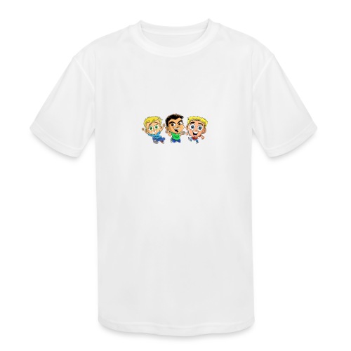 HobbyKids as Cartoons! - Kids' Moisture Wicking Performance T-Shirt