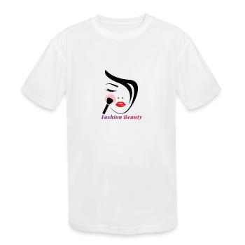 Fashion Beauty - Kids' Moisture Wicking Performance T-Shirt - white - Front