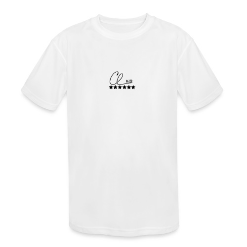 CL KID Logo (Black) - Kids' Moisture Wicking Performance T-Shirt