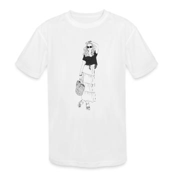 fashion - Kids' Moisture Wicking Performance T-Shirt - white - Front