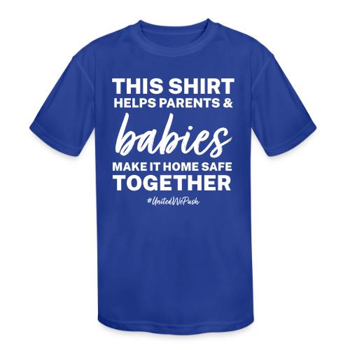 Home Safe Together - Kids' Moisture Wicking Performance T-Shirt