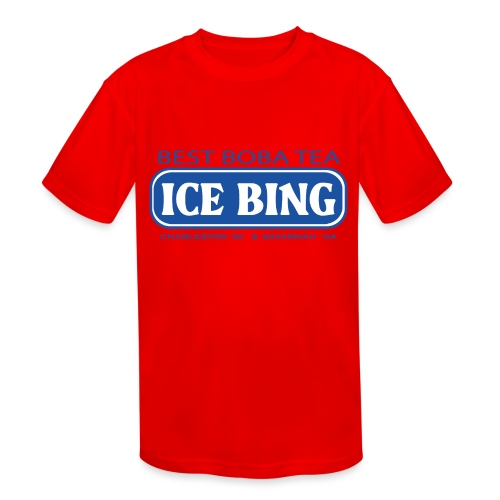 ICE BING LOGO 2 - Kids' Moisture Wicking Performance T-Shirt