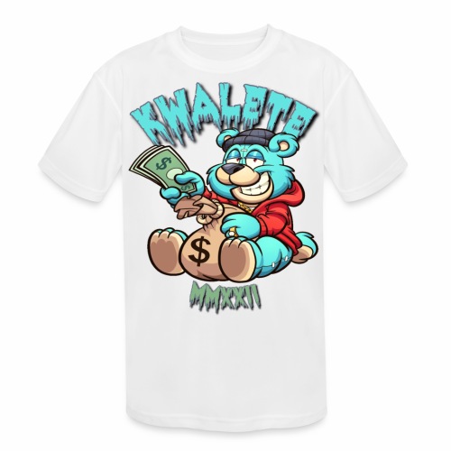Kwalete Money Bear - Kids' Moisture Wicking Performance T-Shirt