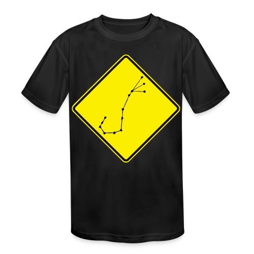 Australian Road Sign Star Constellation Scorpio - Kids' Moisture Wicking Performance T-Shirt