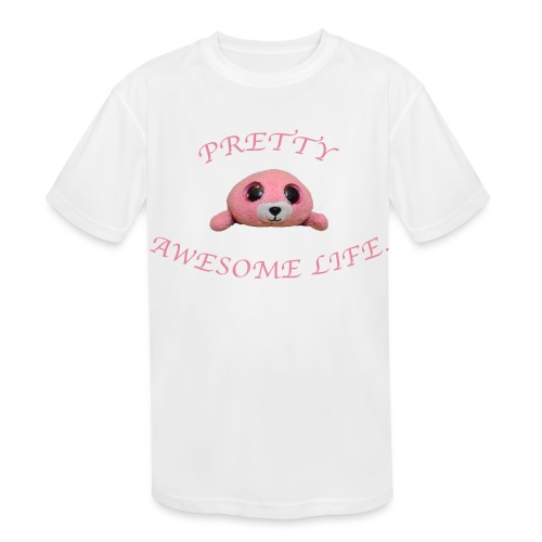 PRETTY AWESOME LIFE. - Kids' Moisture Wicking Performance T-Shirt