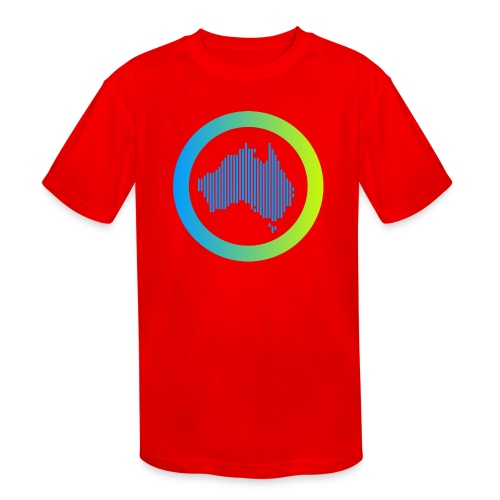 Gradient Symbol Only - Kids' Moisture Wicking Performance T-Shirt