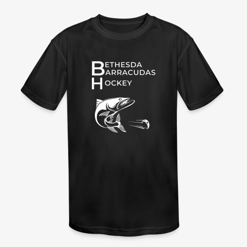 BBH Series Large White Logo - Kids' Moisture Wicking Performance T-Shirt