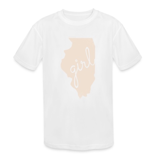 Illinois Girl Product - Kids' Moisture Wicking Performance T-Shirt