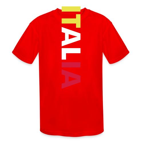 ITALIA green, white, red - Kids' Moisture Wicking Performance T-Shirt