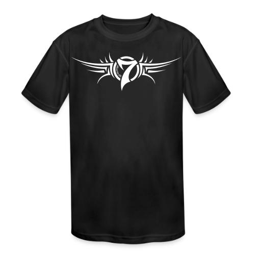 MayheM-7 Tattoo Logo White - Kids' Moisture Wicking Performance T-Shirt