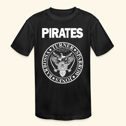Punk Rock Pirates [heroes] - Kids' Moisture Wicking Performance T-Shirt