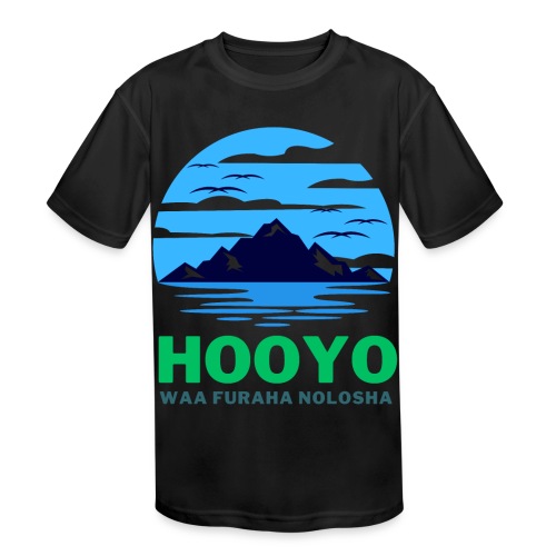 dresssomali- Hooyo - Kids' Moisture Wicking Performance T-Shirt