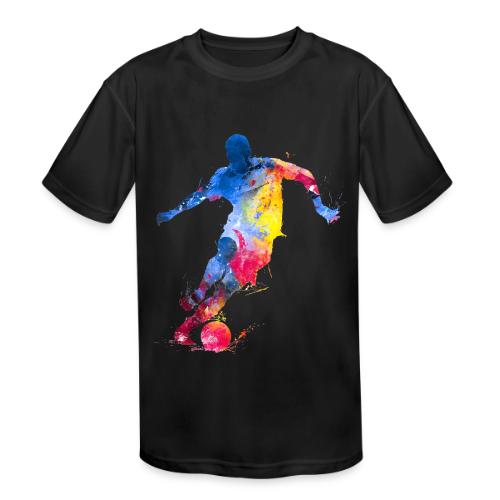 Soccer: Splash Kick - Kids' Moisture Wicking Performance T-Shirt