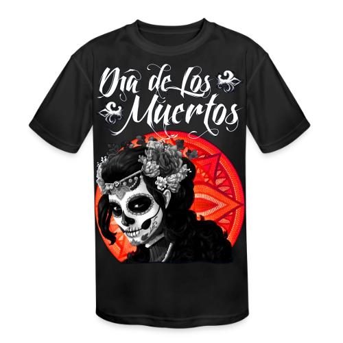 Dia de Los Muertos 01 - Kids' Moisture Wicking Performance T-Shirt