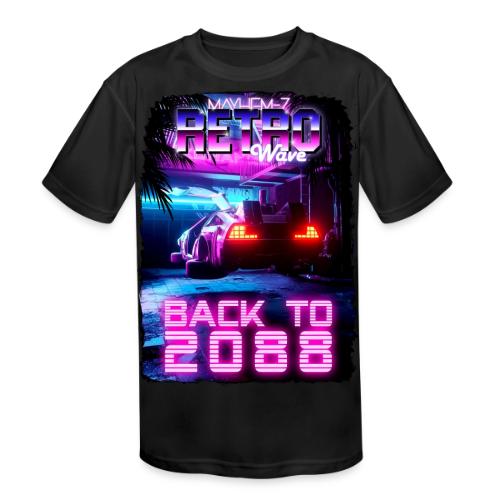 Retro Wave 7 - Kids' Moisture Wicking Performance T-Shirt