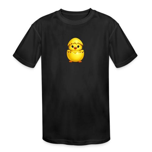 Easter Chick yellow - Kids' Moisture Wicking Performance T-Shirt