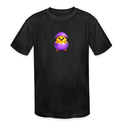 Easter Chick Purple - Kids' Moisture Wicking Performance T-Shirt