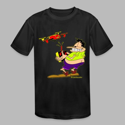 GrisDismation Ongher Droning Out Tshirt - Kids' Moisture Wicking Performance T-Shirt