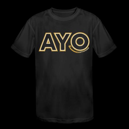 AyoGaming's Logo v1 - Kids' Moisture Wicking Performance T-Shirt