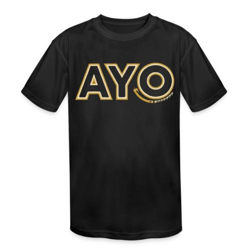 AyoGaming's Logo v1 - Kids' Moisture Wicking Performance T-Shirt