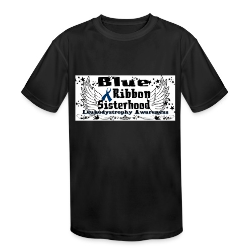 my project 24001Blue Ribbon Sisterhood - Kids' Moisture Wicking Performance T-Shirt