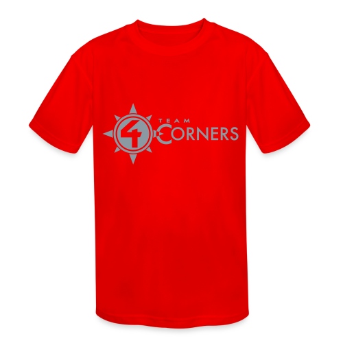 Team 4 Corners 2018 logo - Kids' Moisture Wicking Performance T-Shirt