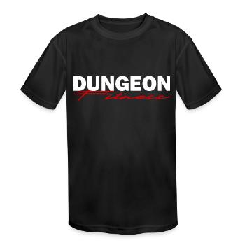 Dungeon Signature - Kids' Moisture Wicking Performance T-Shirt - black - Front