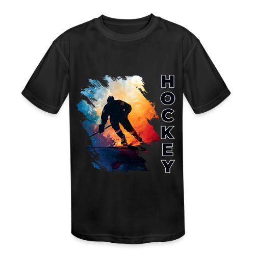 Hockey Moves - Kids' Moisture Wicking Performance T-Shirt